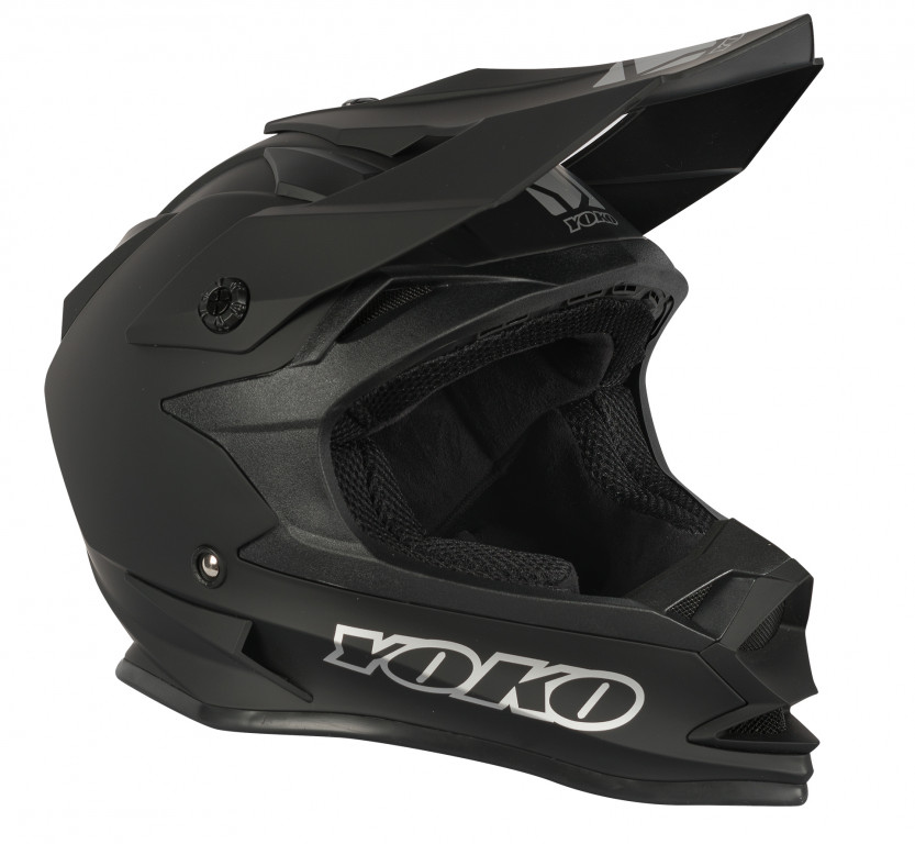 MX helmet YOKO SCRAMBLE matte black XS