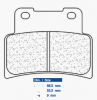 Brake pads CL BRAKES 1187 A3+