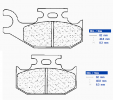 Brake pads CL BRAKES 1235 ATV1