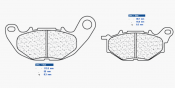 Brake pads CL BRAKES 1240 XBK5