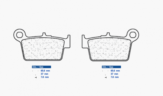 Brake pads CL BRAKES 1244 RX3