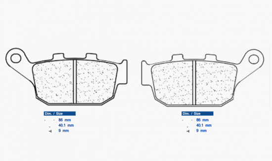 Brake pads CL BRAKES 1250 RX3