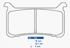 Brake pads CL BRAKES 1252 C60