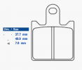 Brake pads CL BRAKES 1253 A3+