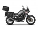 Set of SHAD TERRA TR40 adventure saddlebags and SHAD TERRA aluminium top case TR55 PURE BLACK, inclu SHAD HONDA TRANSALP 750