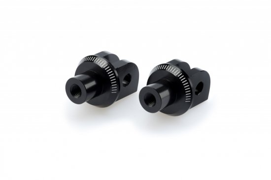 Footpeg adapters PUIG 6797N black