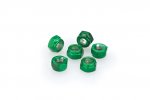 Nuts PUIG 0736V ANODIZED green M6 (6pcs)