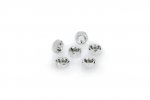 Nuts PUIG 0763P ANODIZED silver M5 (6pcs)