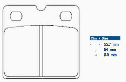 Brake pads CL BRAKES 2332 C60