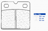 Brake pads CL BRAKES 2332 XBK5