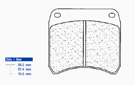 Brake pads CL BRAKES 2950 XBK5