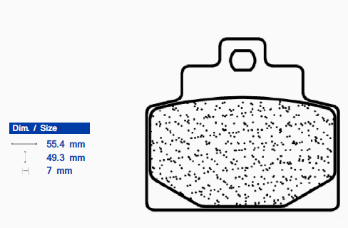 Brake pads CL BRAKES 3109 MSC