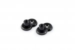 Adjustable footpegs relocation adaptors kit PUIG 3838N 20mm black