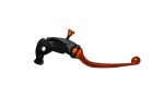 Adjustable folding lever ACCOSSATO aluminium, master cylinder orange