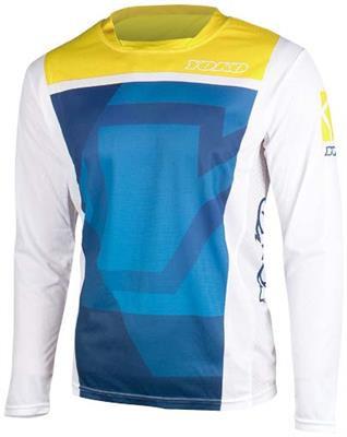 MX jersey kids YOKO KISA blue / yellow S