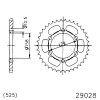 Rear sprocket JMT R 29028-45 JT