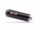 Silencer MIVV O.010.LVC OVAL Steel black / Carbon cap