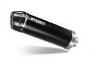 Full exhaust system 1x1 STORM H.077.LXSBC GP Black with carbon cap