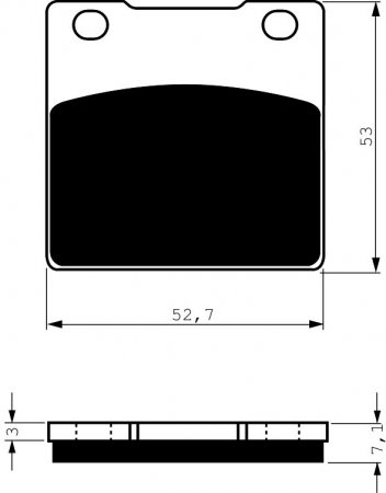 Brake pads GOLDFREN 053 AD