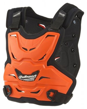 Chest protector POLISPORT PHANTOM LITE orange