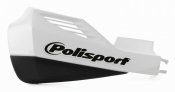 Handguard POLISPORT 8306400043 MX ROCKS with lever mounting system white