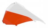 Airbox covers POLISPORT 8455100001 white/orange KTM