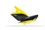 Side panels POLISPORT 8605200001 (pair) yellow RM 01/black