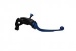 Adjustable folding lever ACCOSSATO aluminium, master cylinder blue