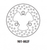 Brake disc GOLDFREN 901-002F front 170 mm