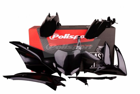 Plastic body kit POLISPORT 90539 black