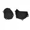 Clutch and ignition cover protector kit POLISPORT 90937 Black