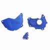 Clutch and ignition cover protector kit POLISPORT 90946 Blue