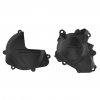 Clutch and ignition cover protector kit POLISPORT 90961 Black