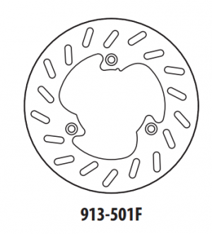 Brake disc GOLDFREN front 218 mm