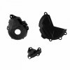 Clutch and ignition cover protector kit POLISPORT 91320 Black