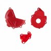 Clutch and ignition cover protector kit POLISPORT 91321 Red