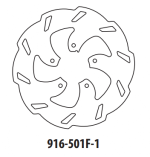 Brake disc GOLDFREN front 220 mm