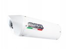 Full exhaust system GPR D.117.ALB ALBUS White glossy including removable db killer and catalyst