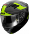 FULL FACE helmet AXXIS GP RACER SV FIBER tech matt fluor yellow M