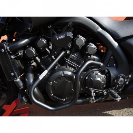 Engine guards RDMOTO CF118KDSLDM matt black upper + lower