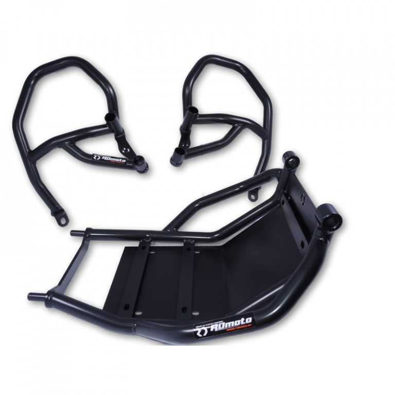 Engine guards RDMOTO CF124KD matt black upper + lower