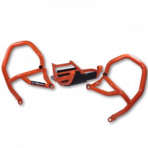 Engine guards RDMOTO CF124O orange upper + lower