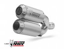 2 silencers kit MIVV D.043.SM3X MK3 Stainless Steel