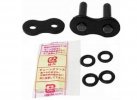 Rivet type connecting link D.I.D Chain 530ZVM-X2 ZJ Black/Black