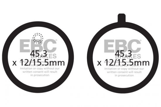 Brake pads EBC FA028