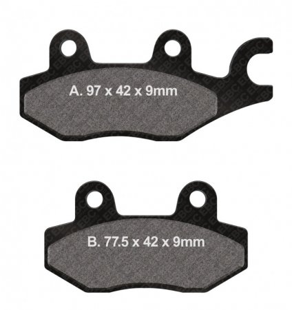 Brake pads EBC GPFAX197HH