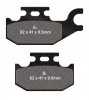 Brake pads EBC FA307TT