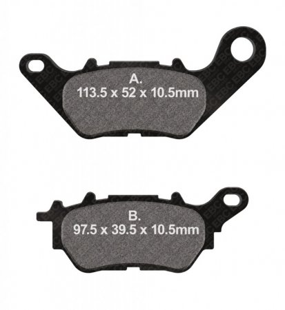 Brake pads EBC GPFAX662HH