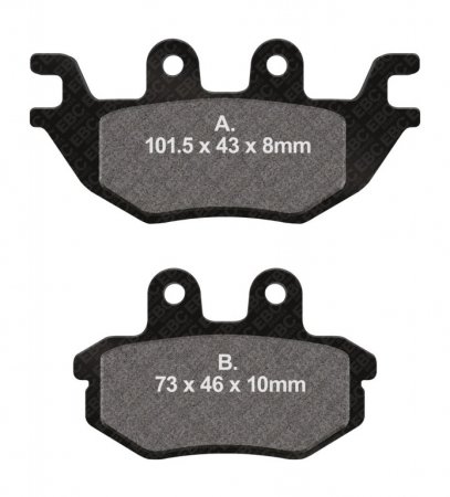 Brake pads EBC FA686TT