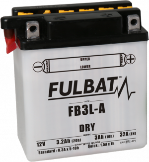 Conventional battery (incl.acid pack) FULBAT Acid pack included